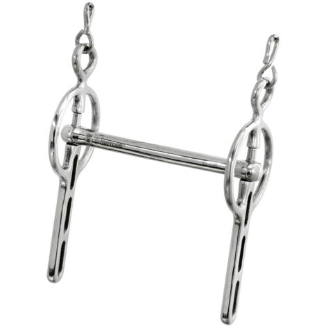 13,5 cm: Morso liverpool intero dritto in acciaio inox con barbozzale 13 mm