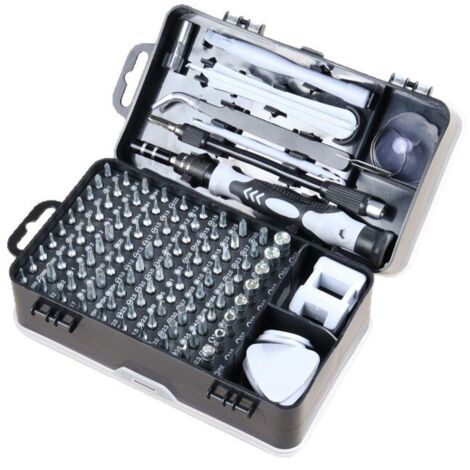 135 in 1 Screwdriver Set, Precision Magnetic Screwdriver, Torx Bits, Insulated Multi-Tools, Phone Repair Hand Tool Kit (Grey)