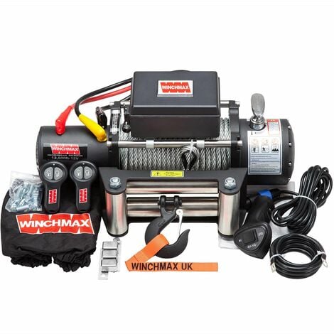 3,000lb (1,361kg) 12v Military Grade Winch. 15.5 x 5mm Wire Rope. Wireless  Remote Control. Boat Trailer, Marine. – UK Winches and Hoists