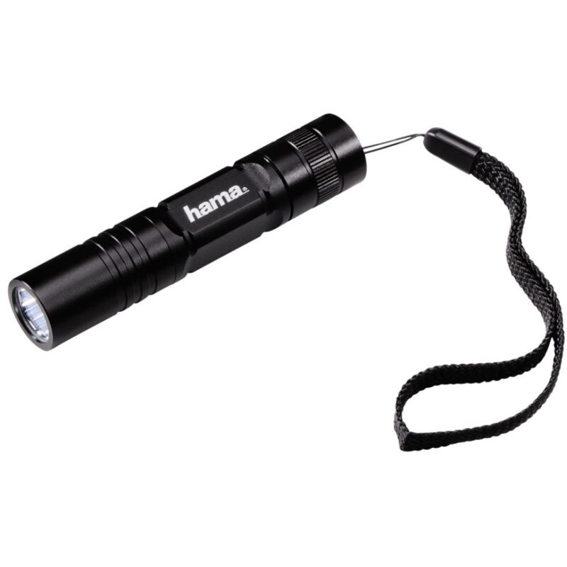 Hama - lampe de poche led ''regular R-98'', noire 136230