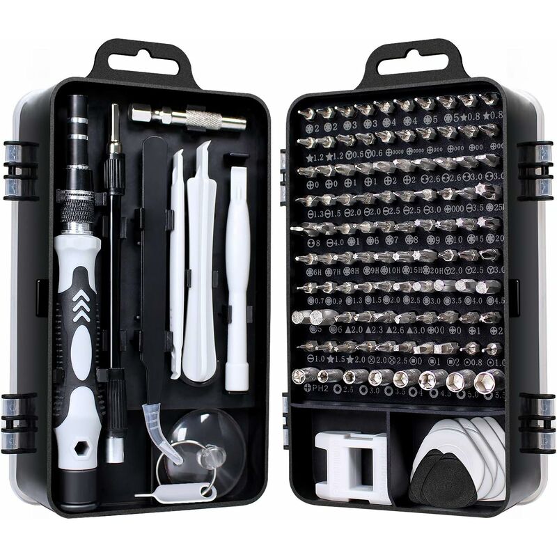 138 en 1 Kit Tournevis De Précision, Mini Tournevis Kit Outil Informatique pour PC, MacBook, iPhone, Lunettes, Montre, Smartphone