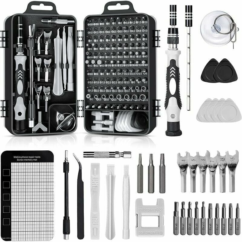 138 En 1 Mini Set Tournevis Precision Kit Tools Petit Boite Tournevis Torx Informatique Demontage Pc Portable Pour