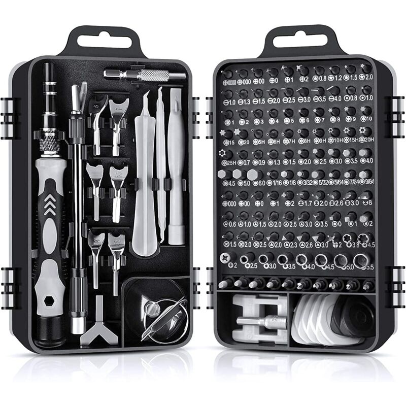138 en 1 Mini Set Tournevis Precision Kit Tools Petit Boite Tournevis Torx Informatique Demontage PC Portable Pour