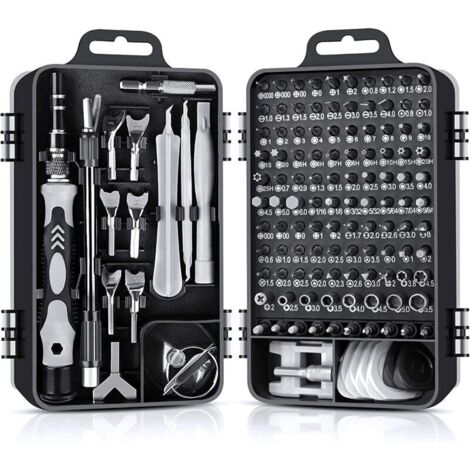 138 en 1 Outils Informatique de Réparation pour PC,kit réparation téléphone,Kit Tournevis Précision,mini Tournevis Torx pour PC,Laptop,Phone,Mac,Smartphone,Lunettes,Bricolage,Console de Jeux