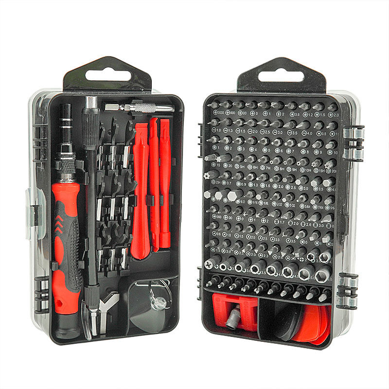 Mimiy - 138 in 1 Precision Screwdriver Set, Magnetic Small Torx Hex Screwdriver Kit Sets, Screwdrivers Set Red