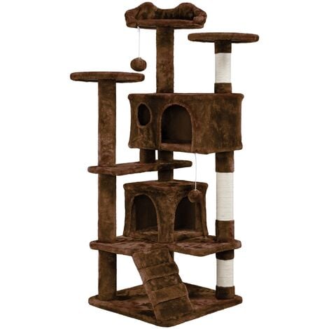 main image of "138cm Height Cat Tree Condo Kitten Tree Tower for Kittens & Small/Medium Cats"