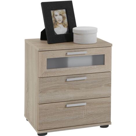 13Casa - Pepper A12 - Comodino. Dim: 45x38x53,5 h cm. Col: Rovere. Mat: Nobilitato.