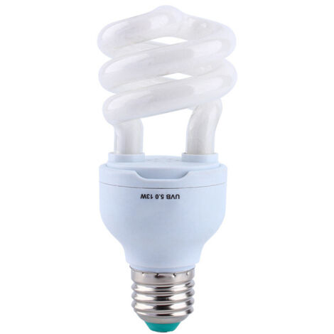 13W UVB 5.0 E27 Base conomie d'énergie Tortue Serpent Reptile Ampoule Lampe UV HG