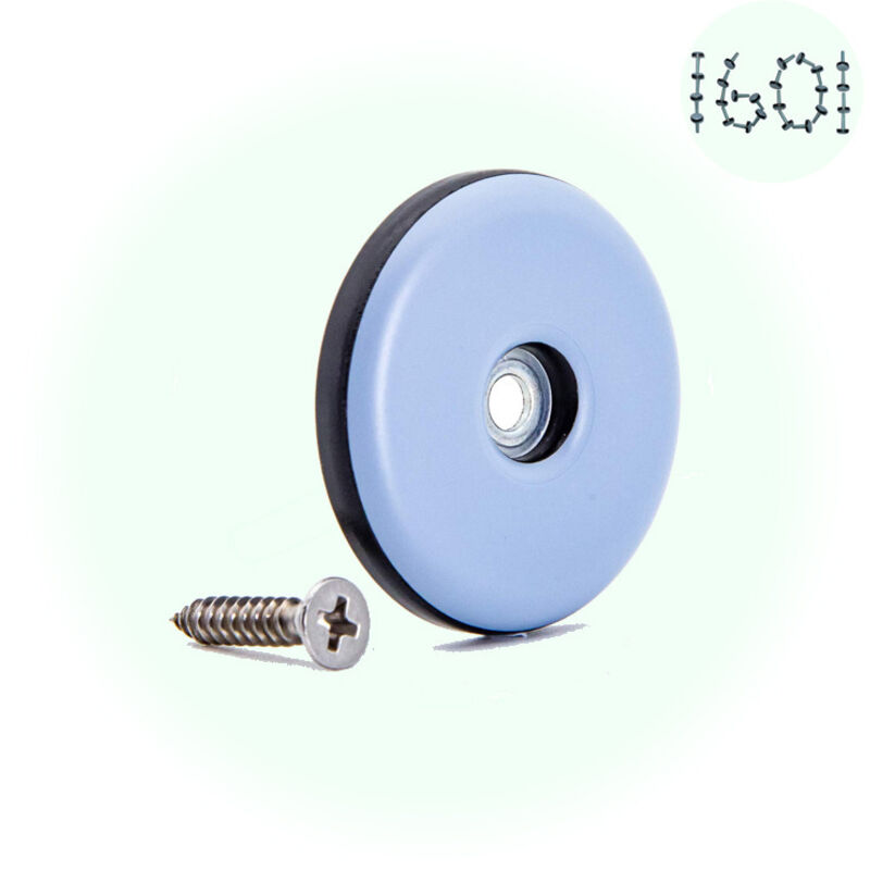 13x patins de meubles en téflon avec vis - Ø 19 mm (ronds) - patins de meubles en PTFE / patins en PTFE (téflon) avec vis