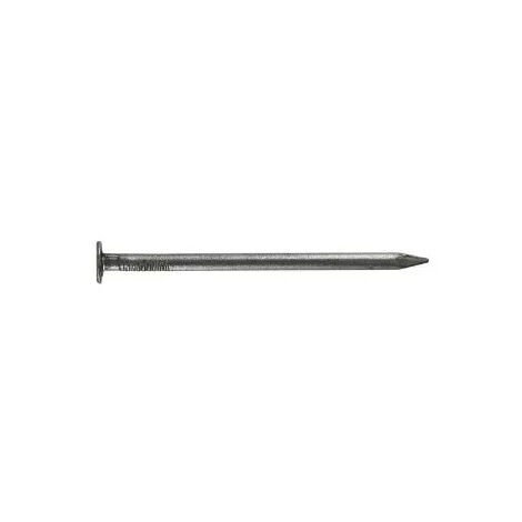 1.3x20mmPunta de cabeza plana de acero bruto , bolsa de 135 gramos.