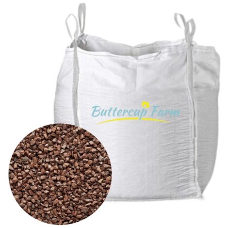 14-20mm Red Granite Type Stone Chippings - Premium Aggregate Bulk Bag - 850 kilos