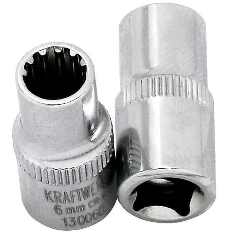 1/4'' Chiave a bussola combi 10 mm