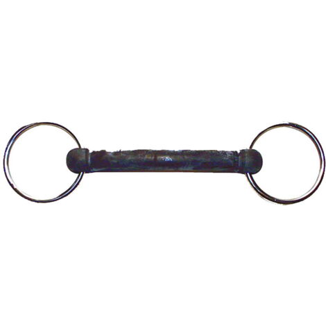 14 cm: Morso ad anelli inox intero in gomma rigida 20 mm