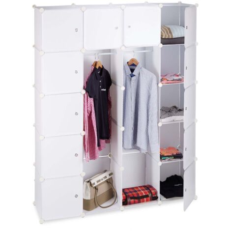 14-Compartment Plug-In Wardrobe System