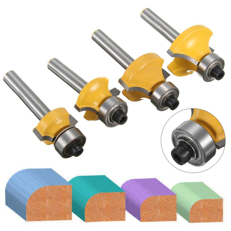 1/4 coupe-coin rond couramment utilisé coupe-coin rond en alliage de haute qualité coupe-coin rond machine de découpage tête de coupe 1/4 1/4 jaune