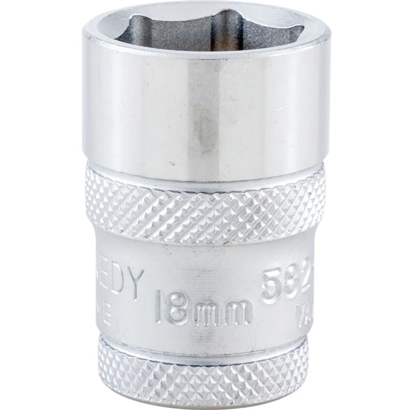 Pro 13mm Single Hex Deep Socket 1/4 Square Drive - Kennedy