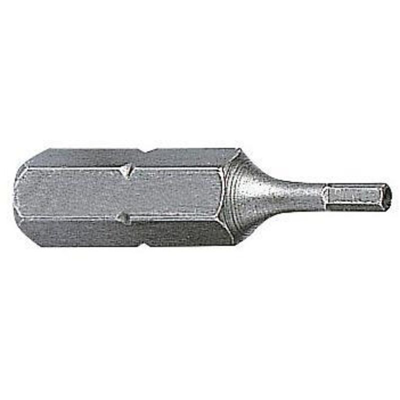 1/4'' Inserto esagonale con foro 25 mm 7/64'', 5 pz.