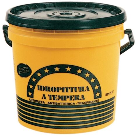14 lt tempera pittura idropittura Mapekol antimuffa inodore per interni esterni