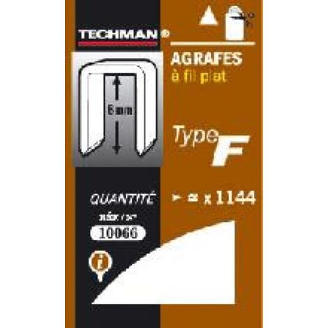 14 mm Klammern - Typ F TECHMAN