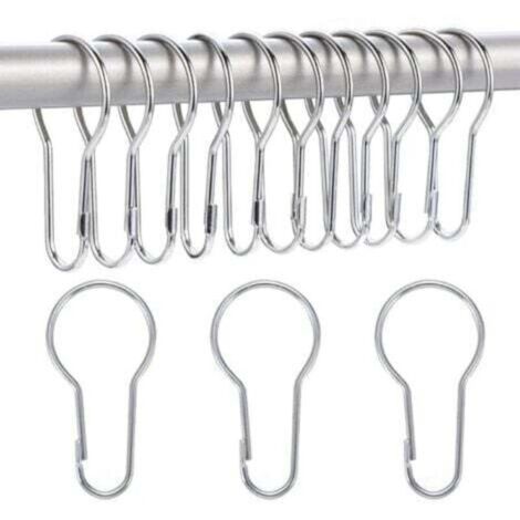 14 Pack Shower Curtain Rings Hanging Hooks for Sorting and Organization