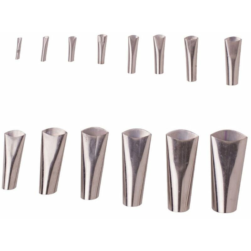 14 pezzi in acciaio inox finitura per silicone