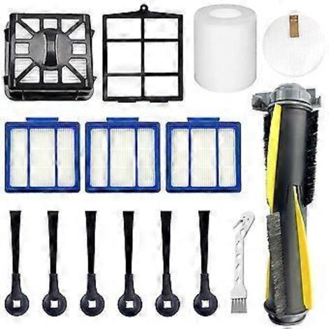 14 pièces de rechange pour aspirateur robot IQ RV1001AE RV101 : filtre en feutre mousse, accessoire pour base autonettoyante