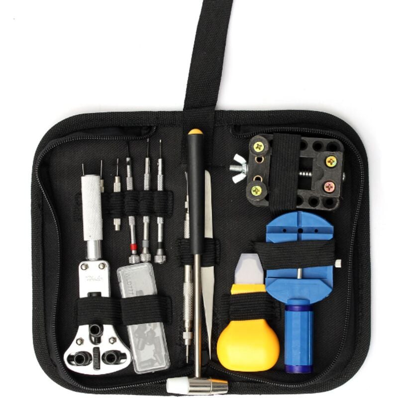 Image of 14-teiliges Uhrenreparatur-Werkzeugset, Uhrenreparaturhammer mit Griff