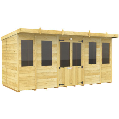 14 x 7 Pent Summer House