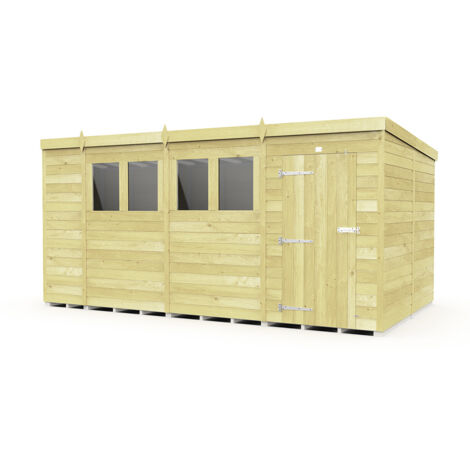 14 x 8 Pent Shed