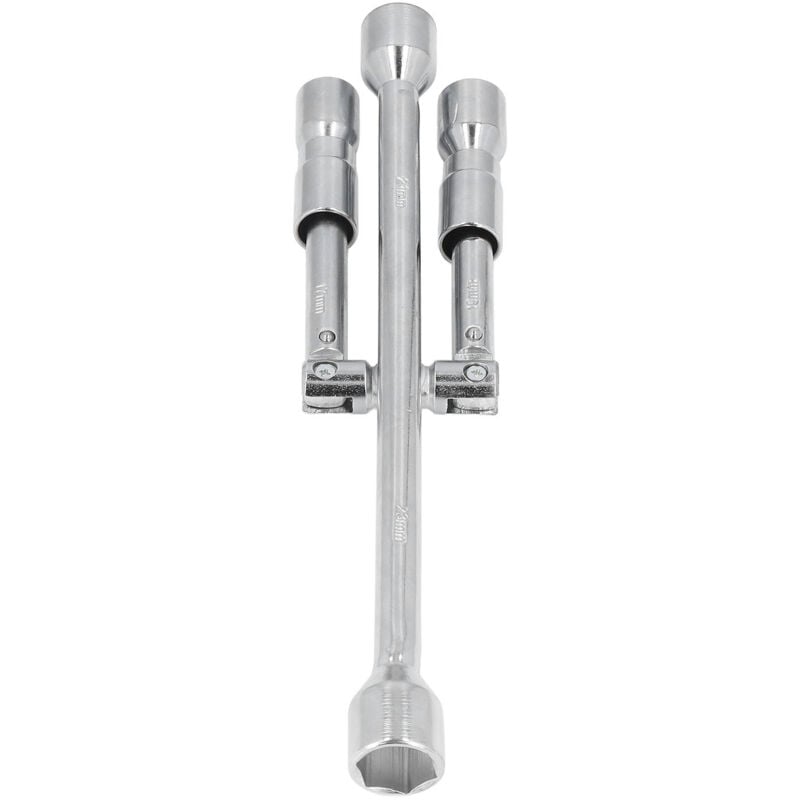 Image of 14-Zoll-4-Wege-Klappsteckschlüssel aus hochkohlenstoffhaltigem Stahl, 180°, für Autoreparaturen