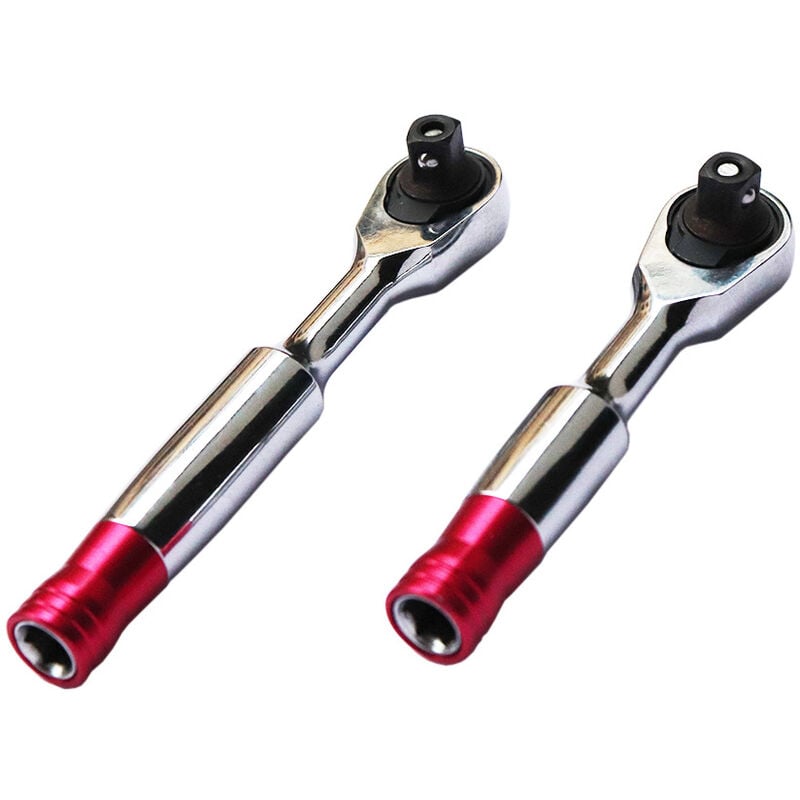 1/4 Zoll Steckschlüssel-Ratschenschlüssel Mini-Ratschen-Drehmoment-Reparatursatz 100 mm + 85 mm. | 07634061567948