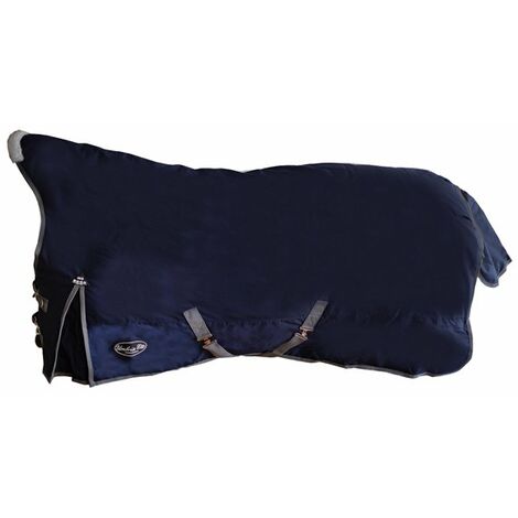 140 cm, Bleu marine: Couverture pour paddock modèle Armadale 300g de rembourrage