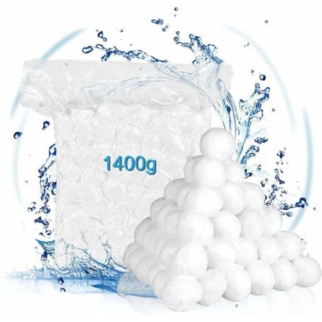 1400 g Schwimmbad-Filterbälle entsprechen 50 kg Sandfilter, Schwimmbad-Filterball geeignet für verschiedene Schwimmbad-Filtrationssysteme