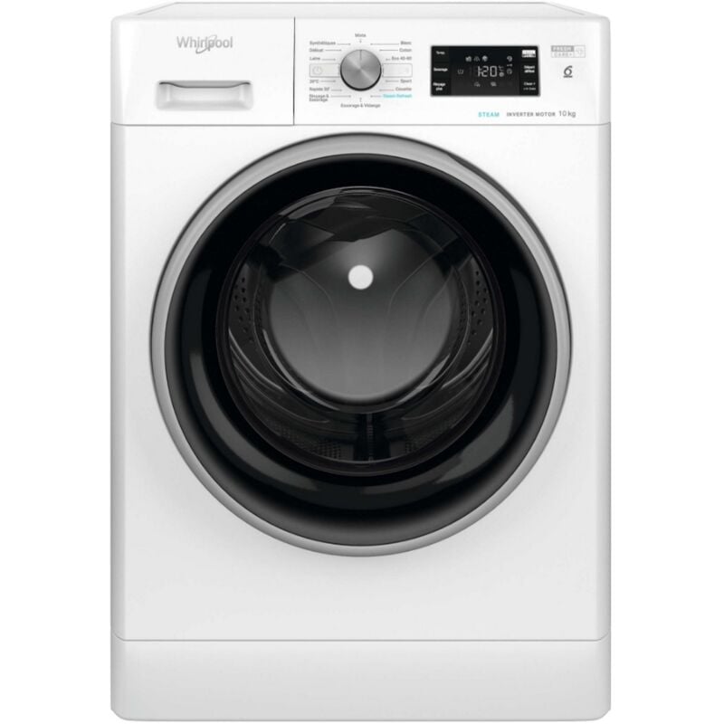 Whirlpool - Lave-linge frontal FFBD10469BSVFR