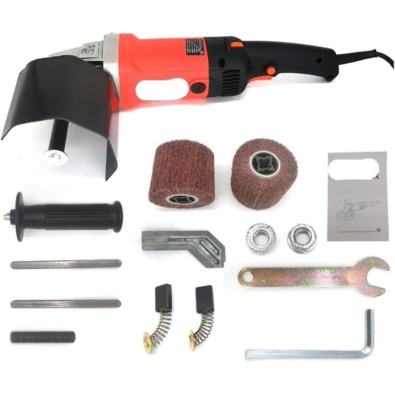 1400W brunissage polisseuse acier inoxydable soie métallique Rush Machine électrique meulage SanderTile polissage