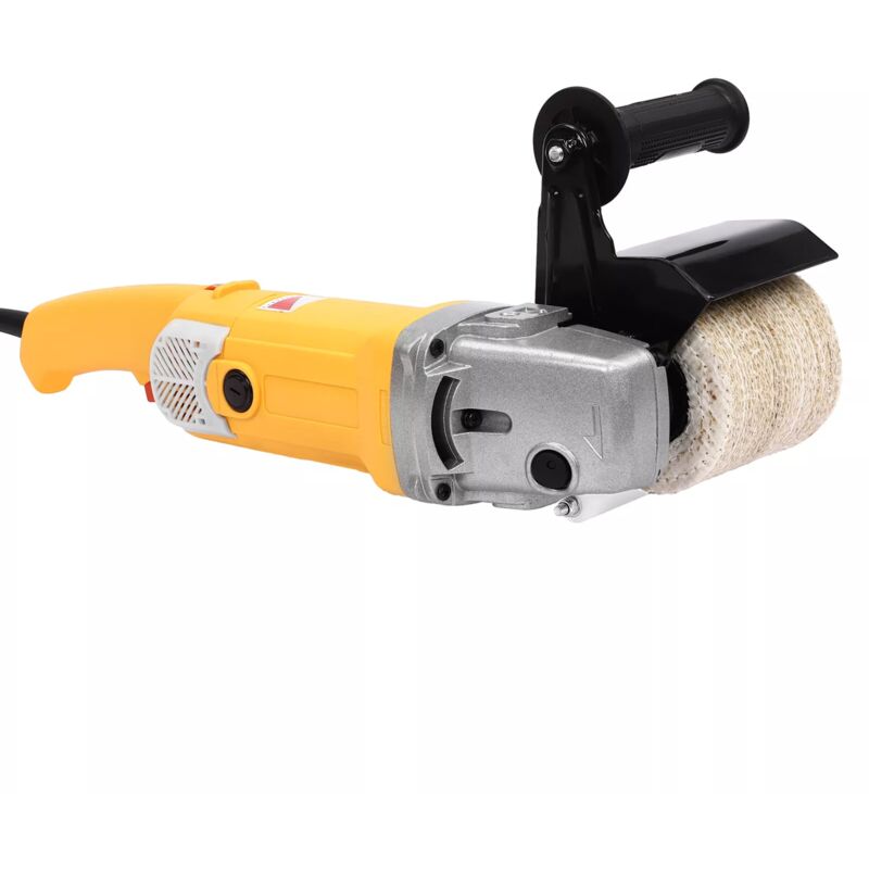 Gojoy - 1400W Machine de satinage polisseuse rectifieuse brosse rectifieuse rouleau, machine à satiner électrique 8 vitesse réglable