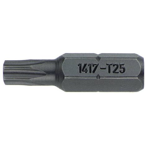 1407-14211430-1435 Stahlwille-Embouts tournevis Nr. 1418, T 27, TX 5,0 in mm, Hexagonal C 6,3 mm