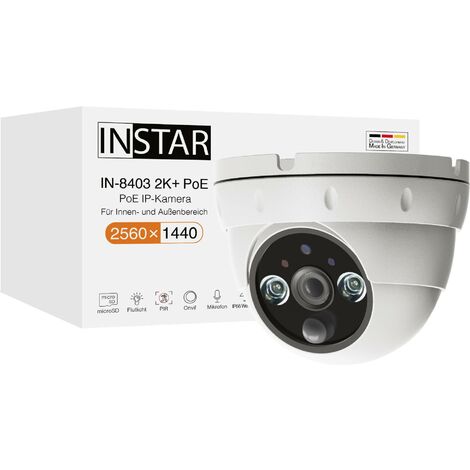 14082 INSTAR IN-8403 2K+ POE ws Ethernet IP Caméra de surveillance 2560 x 1440 pixels R007712