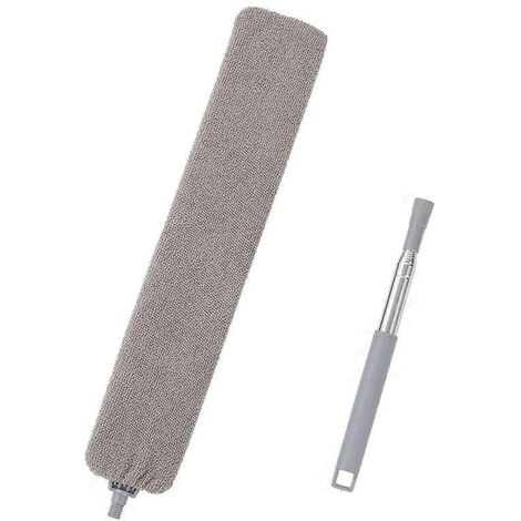 140cm-plumeau Tlescopique,plumeau Microfibre Avec Poigne En Acier Inoxydable,lavable Flexible Brosse  Poussire Pour Canap-lit Meuble Plancher Pous
