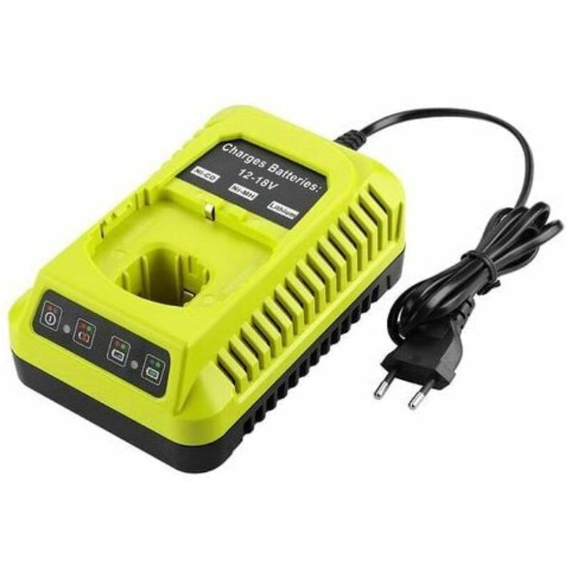 Lablanc - 3A 12V-18V Chargeur de Remplacement pour Chargeur Ryobi 18V P117 P118 P113 BCL1418 260051002 Compatible avec la Batterie Ryobi 18V