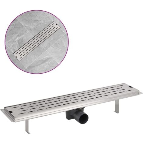 Linear Shower Drain Line 630x140 mm Stainless Steel