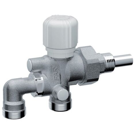 1425 - Valvola MONO-BITUBO termostatizzabile cromata con interasse variabile - Misura 3/4"- interasse 48-65mm - sonda ø 12 1425 3465G18
