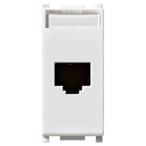 14339.4 Enchufe Rj45 Netsafe Cat5E Utp 110 Blanco Plano