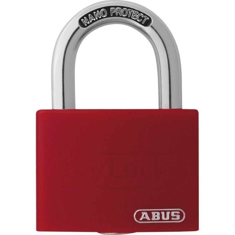 Abus - 50012 T65AL/40mm My Lock Aluminium Padlock Red ABU65AL40RED