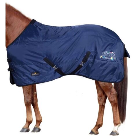 145 cm, Blu: Coperta da box imbottita 100g e tessuto esterno 420 denari modello Preseason