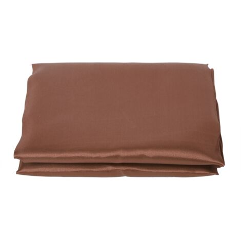 145 x 320 cm große, schokoladenbraune Tischdecke für Hotel, Zuhause, Bankett, Partydekoration – nahtlos