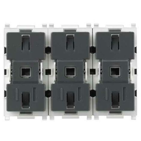 14545 trois boutons simples + relais Plana