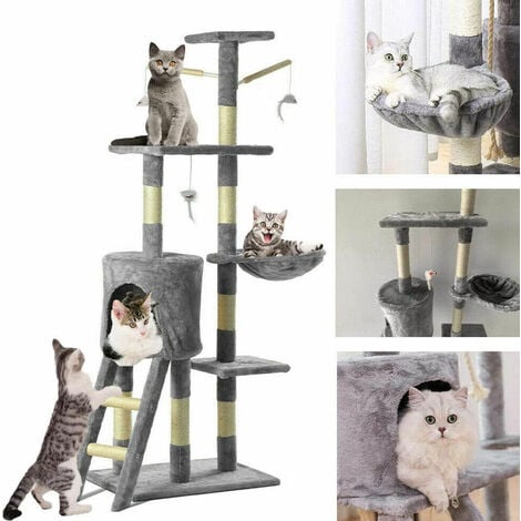 Large cat climbing frame best sale