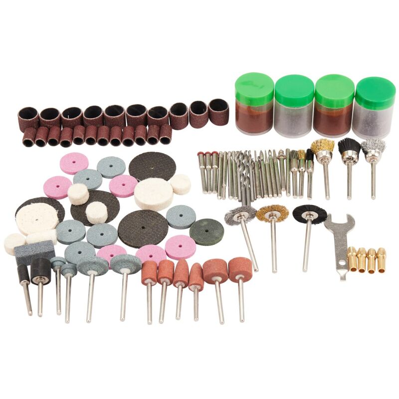 Image of Tlily - 147 pezzi Set di punte vestito mini trapano utensile rotante & Fit per Rettifica, intaglio, set utensili lucidatura, testa smerigliatrice