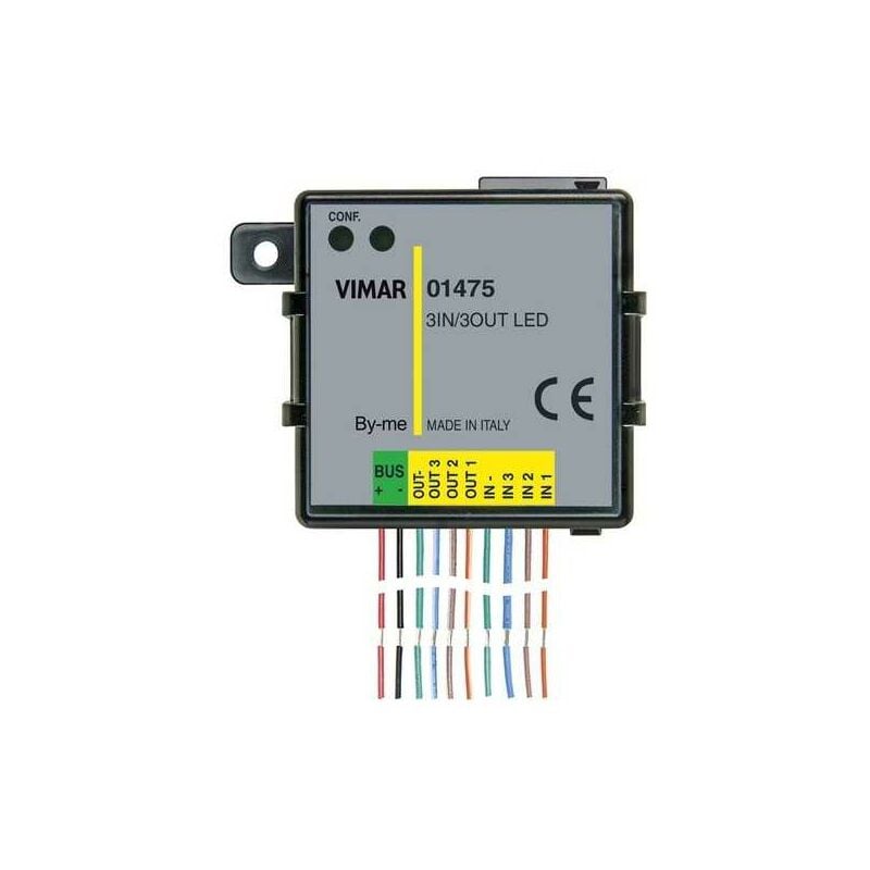 01475 Module domotique 3In 3Out Led